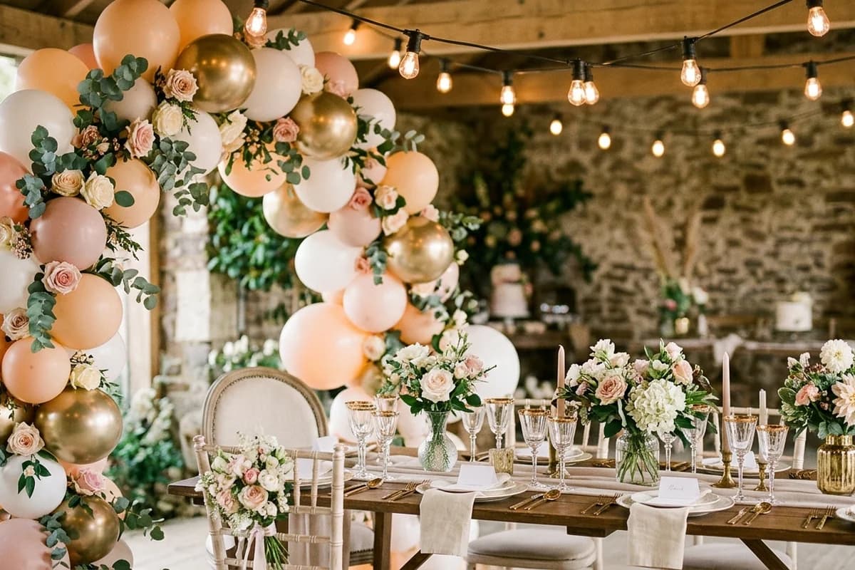 A styled hens party table with cocktails, flowers and sashes ready for the group